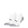 PUMA Unisex Sneaker Socks 2 pack, White, small