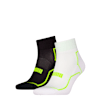 PUMA Unisex Quarter Socks 2 Pack, White / Black, small-SEA