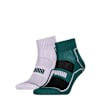 Tất PUMA Unisex cổ lửng - gói 2 đôi, purple / green, small-VNM