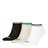 Tất thể thao unisex (bộ 3 đôi), white / black, small-VNM