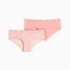 Low-Rise Hipster Briefs Women (2-pack), coral, small