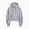 Bias Cut Knit BR Hood Jacket, Spring Lavender, small-KOR