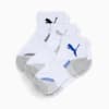 Calcetines deportivos tres cuartos [3 pares] para niños grandes, WHITE / BLUE, small