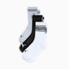 Calcetines de media caña de rizo para mujer (3 pares), WHITE / BLACK, small