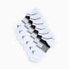 Calcetines cortos de rizo largo para hombre (6 pares), WHITE / BLACK, small