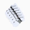 Calcetines cortos de rizo largo para mujer (6 pares), WHITE / BLACK, small