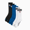 Las Vegas Men's Crew Socks (3-Pack), WHITE / BLACK, small