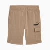 PUMA Basics Big Kids' Fleece Cargo Shorts, ICE COFFEE, small