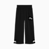 Bow Society Big Kids' Wide Leg Fleece Pants, PUMA BLACK, small
