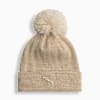 Gorro tejido acanalado tonal con Lurex para mujer, IVORY, small