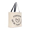 City Bound Canvas Tote Bag, BLACK/WHITE, small
