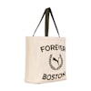 City Bound Canvas Tote Bag, CREAM/GREEN, small
