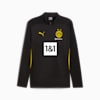 Borussia Dortmund trainingstop met kwartrits voor heren, PUMA Black-Faster Yellow, small