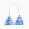 Top de triángulo para mujer, vivid blue, small