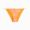 Braguitas de bikini estampadas para mujer, sun orange, small