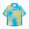유니 풋볼 니트 카라 반팔티셔츠 <br>U FTBL Knit Collar SST, Lemon Sherbet, small-KOR