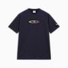 유니 라벨팩 반팔티셔츠 <br>U Label Pack SST, New Navy, small-KOR