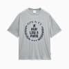 PUMA X OPEN YY 하프 슬리브 탑 <br>PUMA X OPEN YY HALF SLEEVE TOP, GRAY ECHO, small-KOR