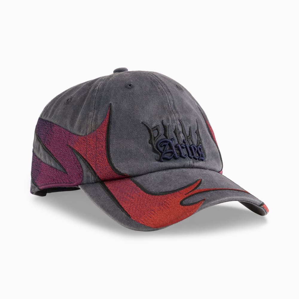 PUMA x ARIES Baseball Cap, PUMA Black, large