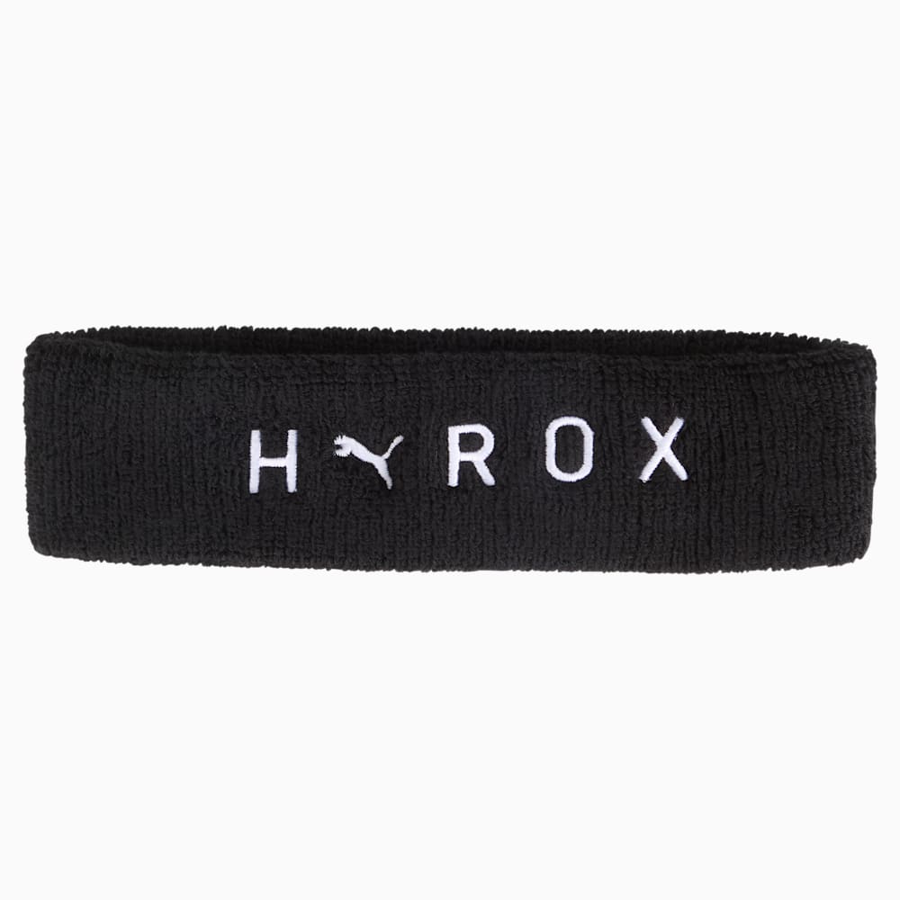 푸마 X 하이록스 헤드밴드 <br>PUMA x HYROX Headband, Puma Black, large-KOR