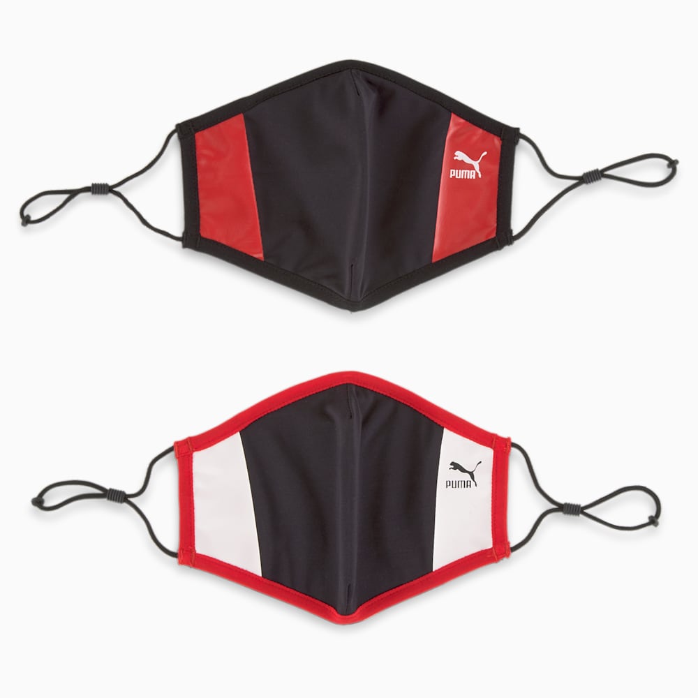 PUMA Face Mask (Set of 2), Puma Black-AS, large
