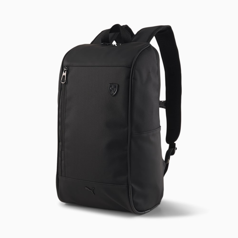 Black leather puma ferrari bag shop