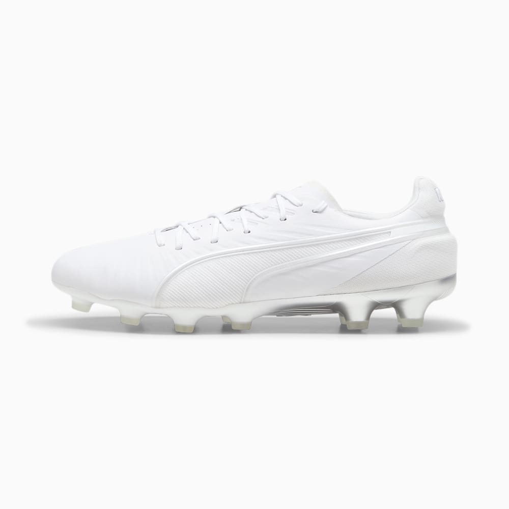 KING ULTIMATE HG Men's Football Boots, PUMA White-PUMA Silver, large-NZL