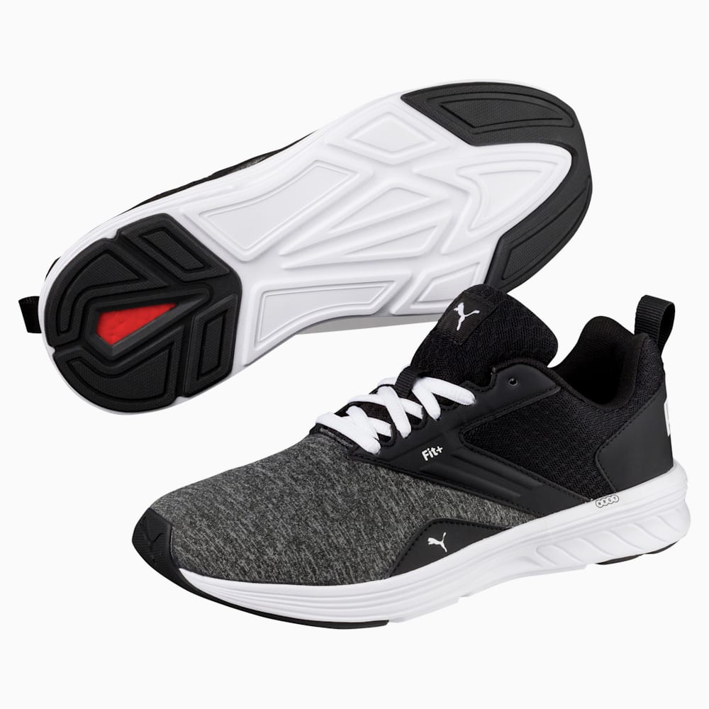 NRGY Comet Unisex Running Shoes, Puma White-Puma Black, large-NZL