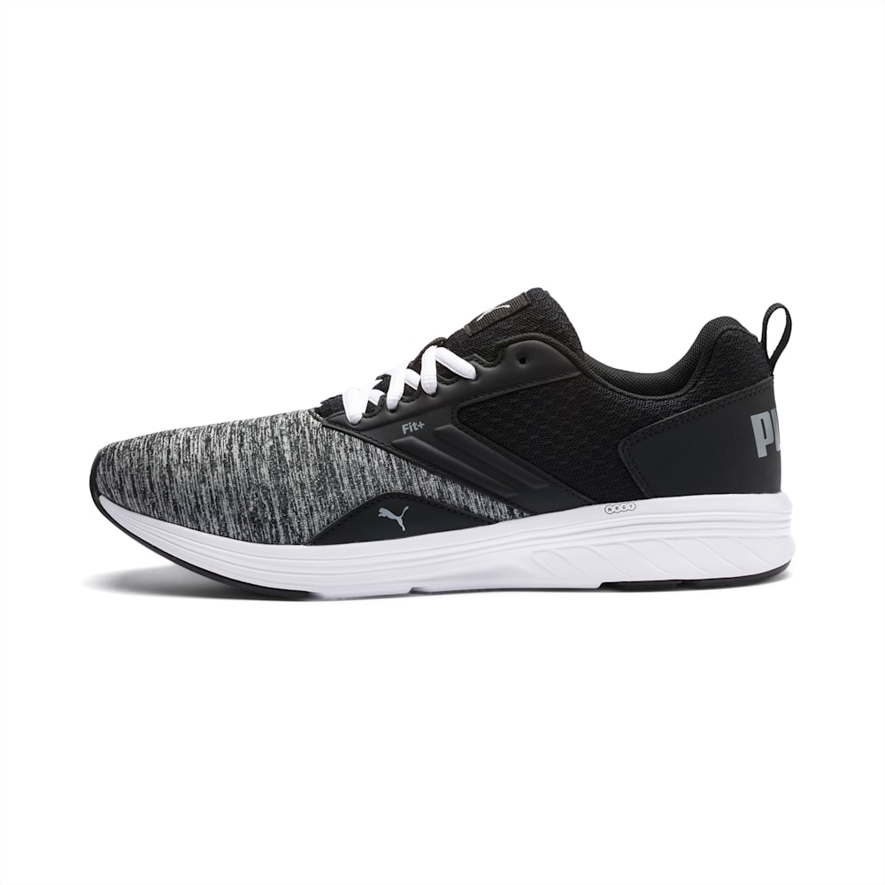 NRGY Comet Unisex Running Shoes, Puma Black-Quarry, large-NZL