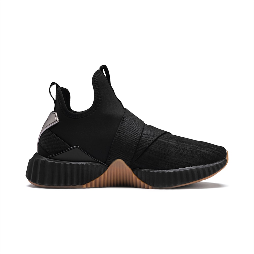 Puma slip on defy mid luxe discount