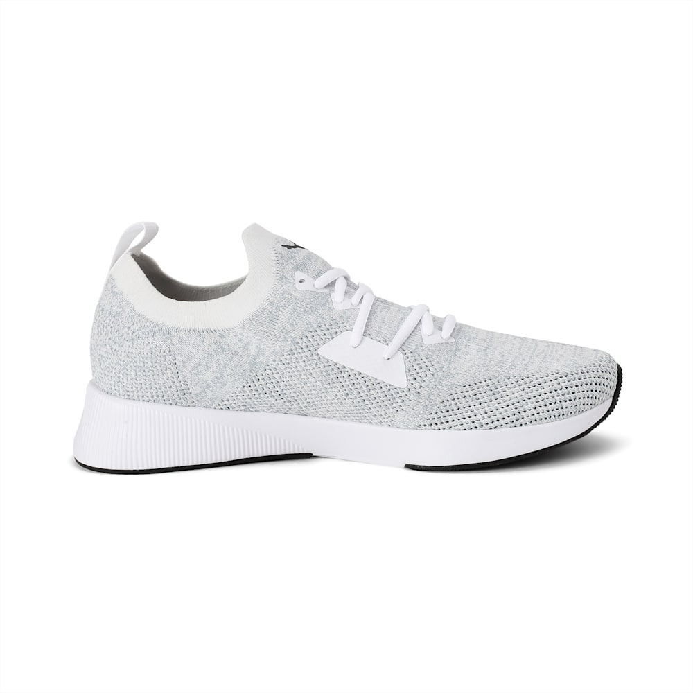 Flyer Runner Engineered Knit Men s Running Shoes Puma White Quarry Puma Black PUMA Shop All Puma PUMA