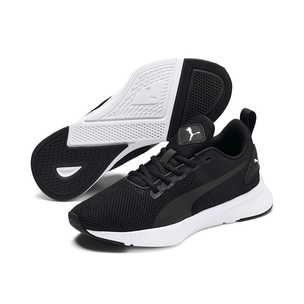 Flyer Runner Trainers Youth, Puma Black-Puma White, large-NZL