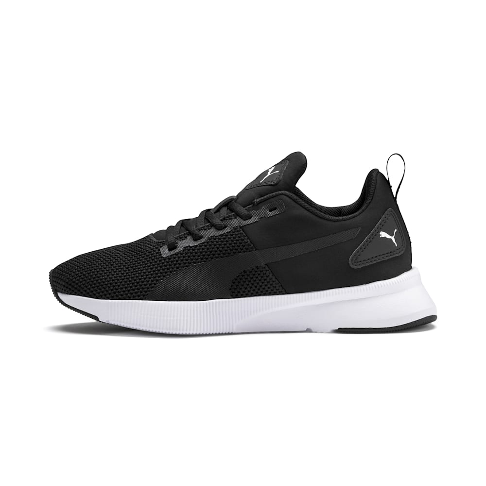 Flyer Runner Trainers Youth, Puma Black-Puma White, large-NZL
