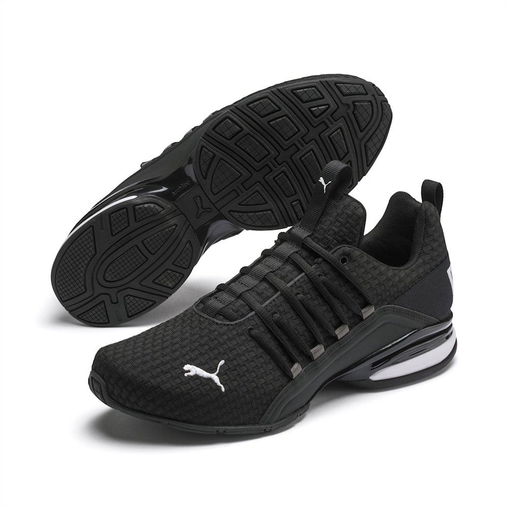 Axelion Block Men s Running Shoes Puma Black Puma White PUMA SHOP ALL PUMA PUMA
