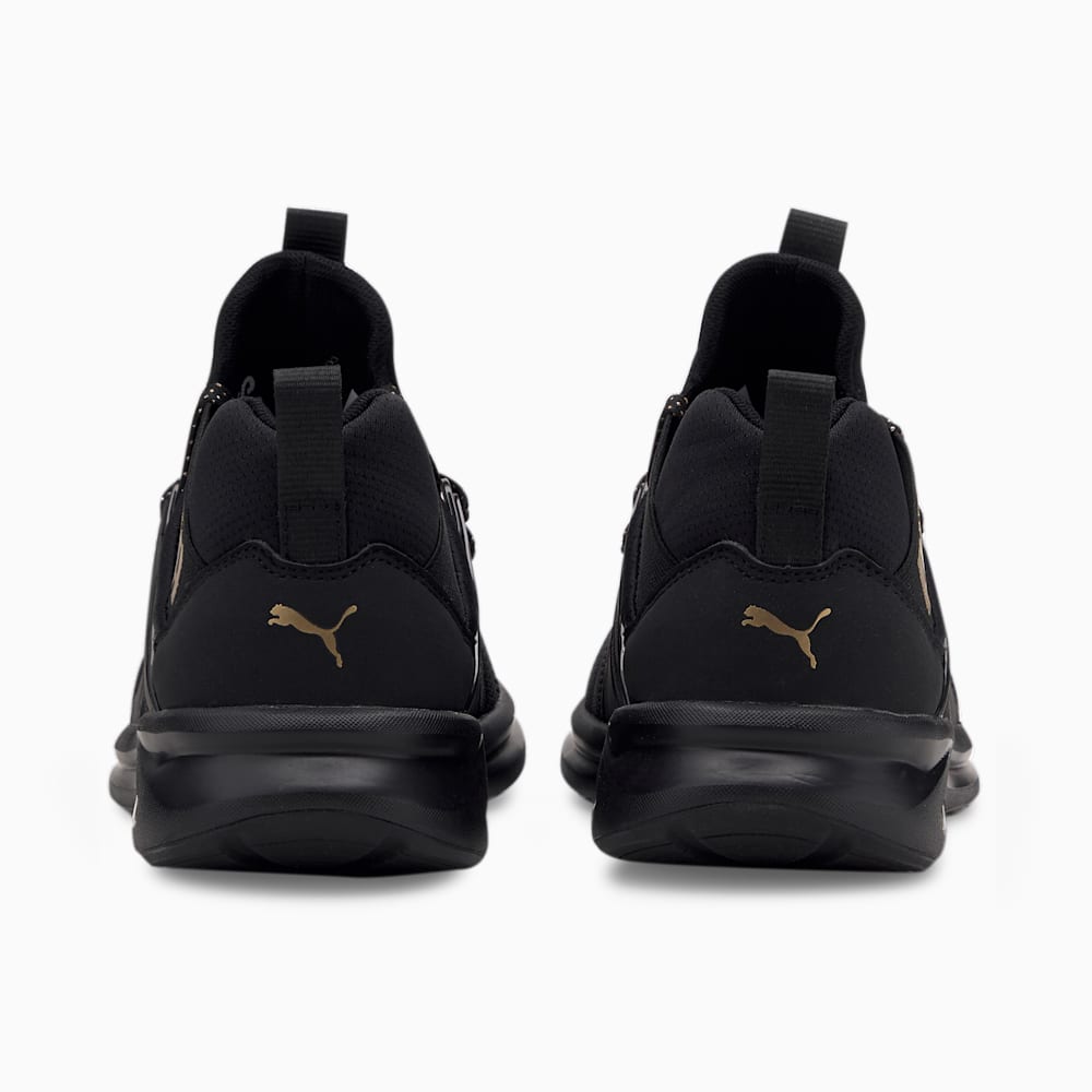 Enzo 2 Metal Women s Running Shoes Puma Black Gold PUMA Shop All Puma PUMA