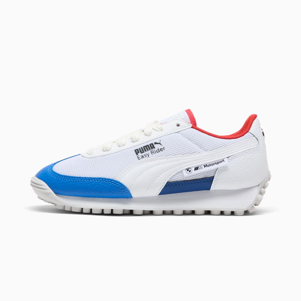 BMW MMS Easy Rider Big Kids' Sneakers, PUMA White-Cool Cobalt, large