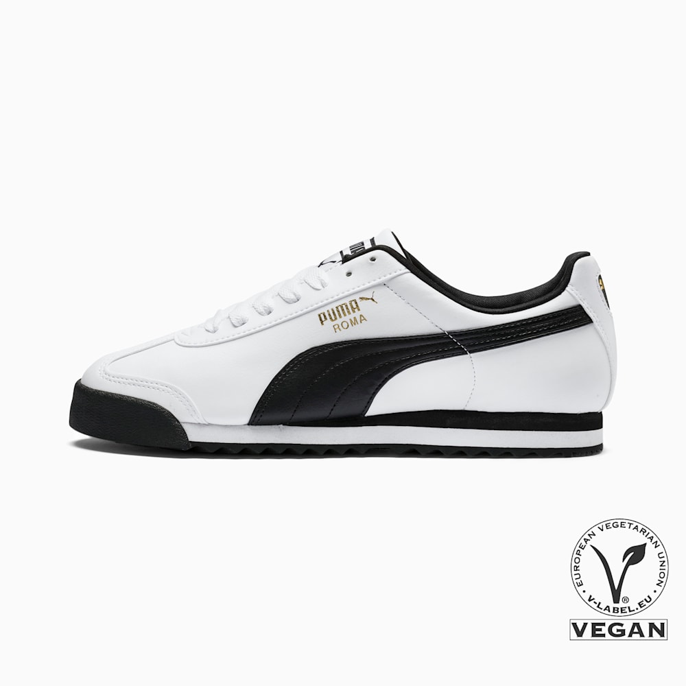 Roma Basic Sneakers, white-black, large