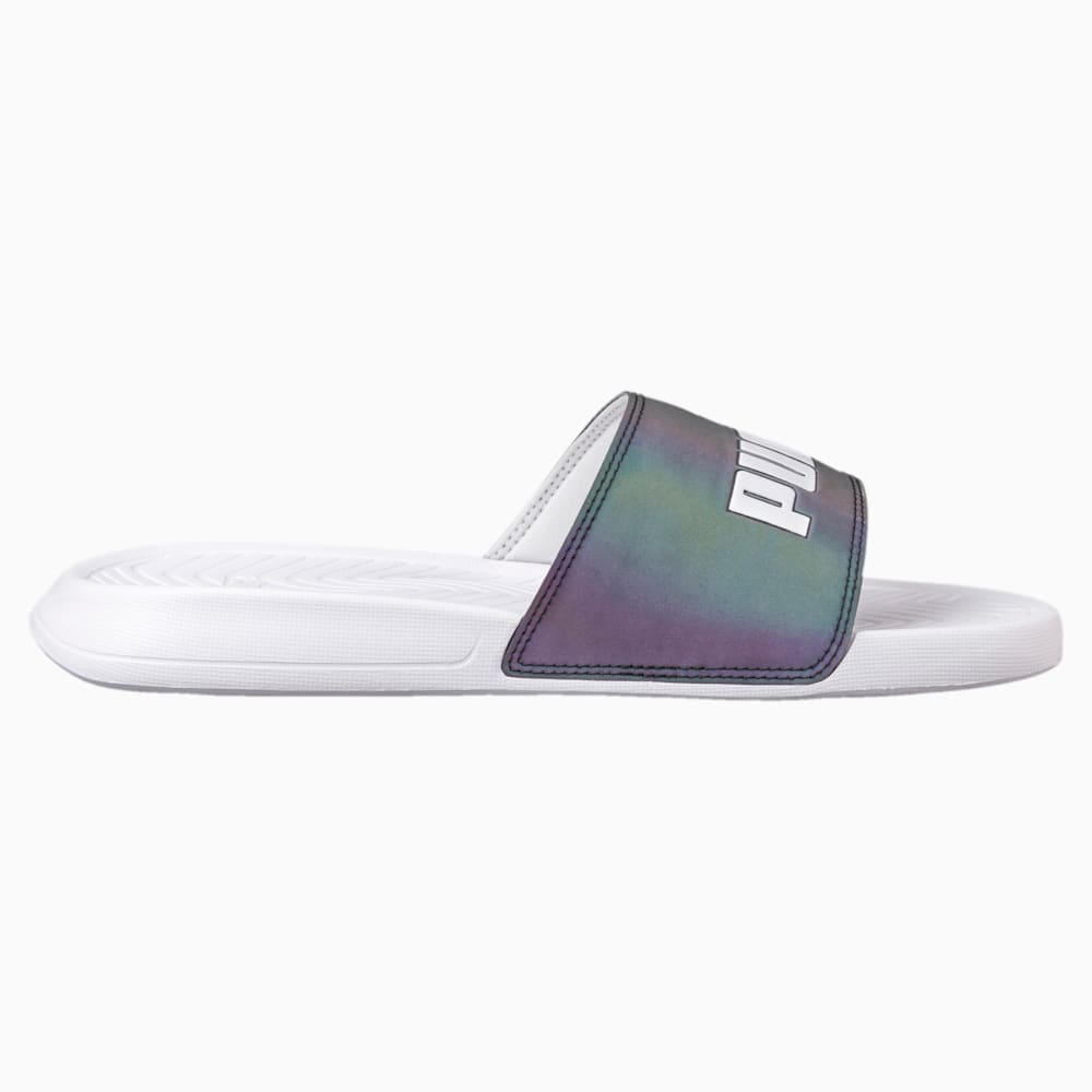 Puma popcat swan slides discount