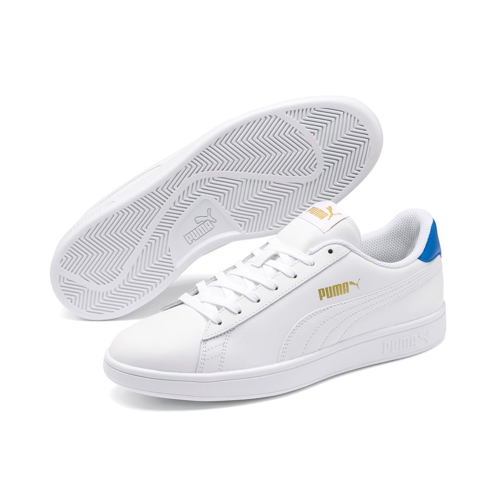 PUMA Smash V2 Sneaker Puma White Palace Blue Puma Team Gold PUMA Shop All Puma PUMA