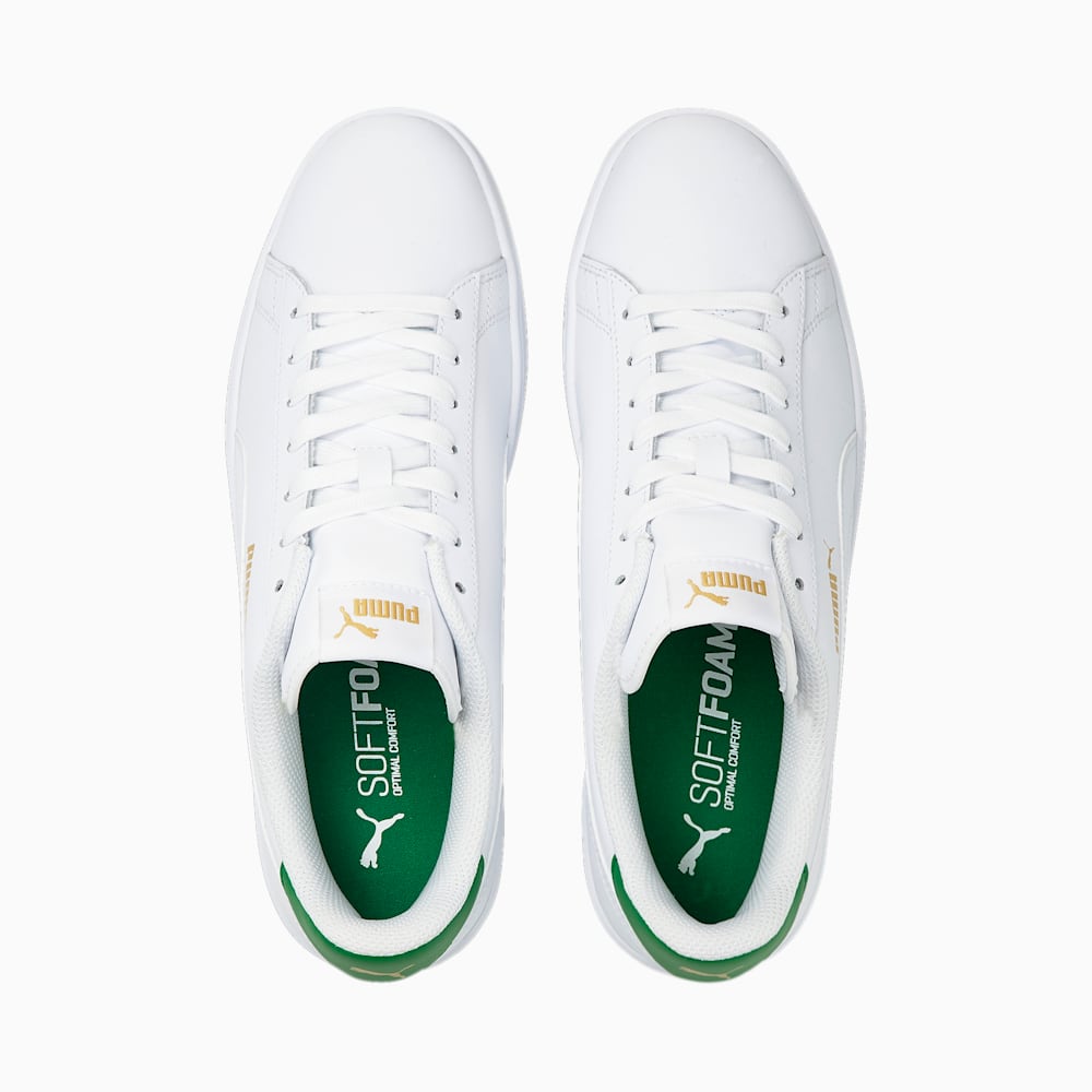 Puma smash v2 white green online