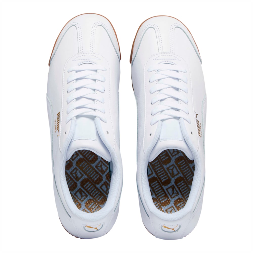 Puma roma classic gum trainers hot sale