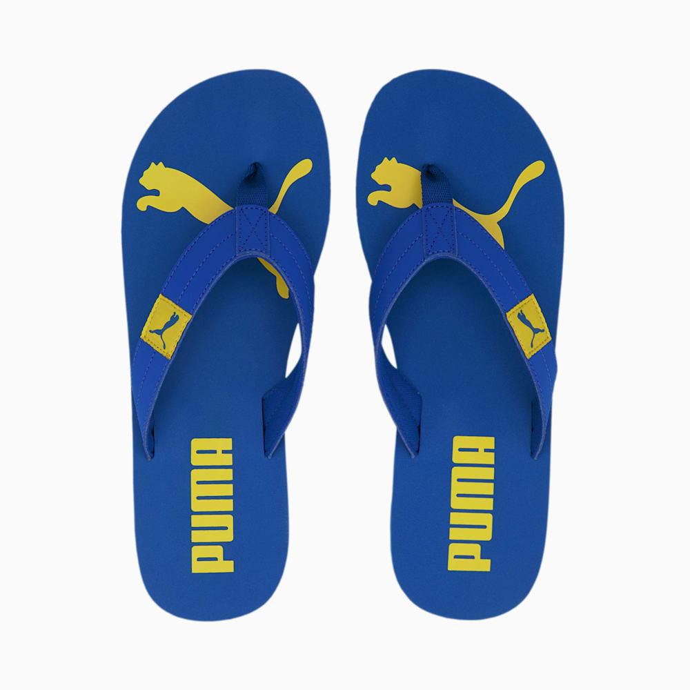 Puma blue sandals top