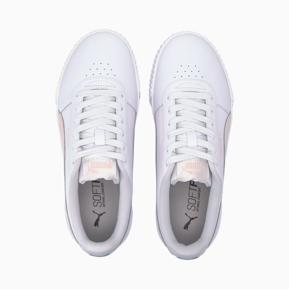 Carina Leather Women s Trainers Puma White Rosewater Rosewater PUMA Shop All Puma PUMA