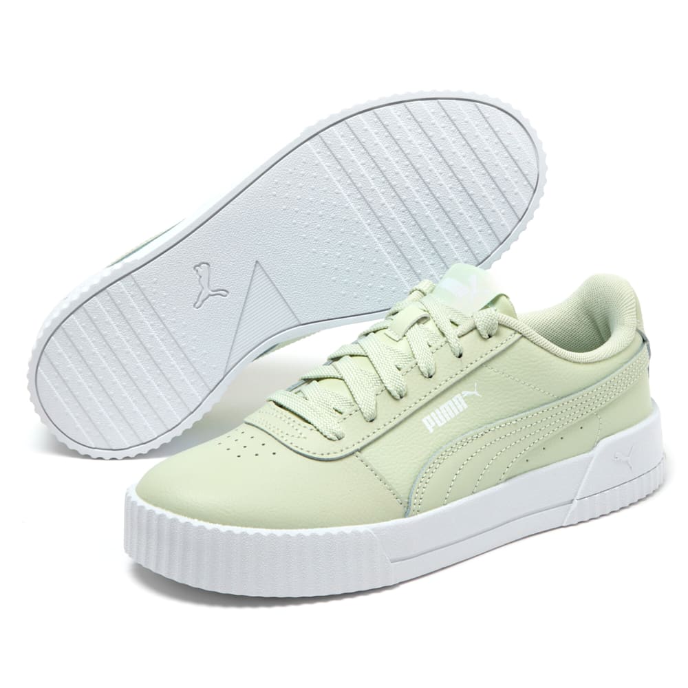 Puma green womens trainers top