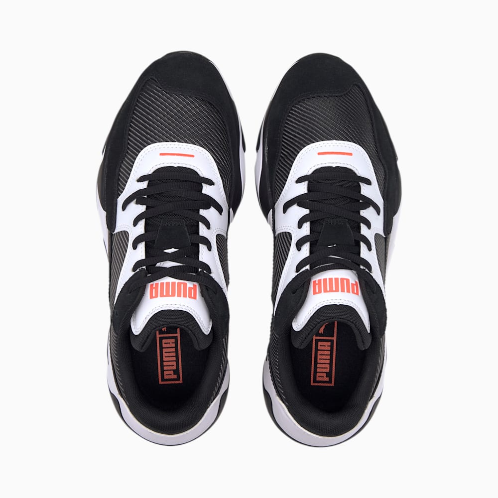 Puma storm adrenaline trainers in black & grey top