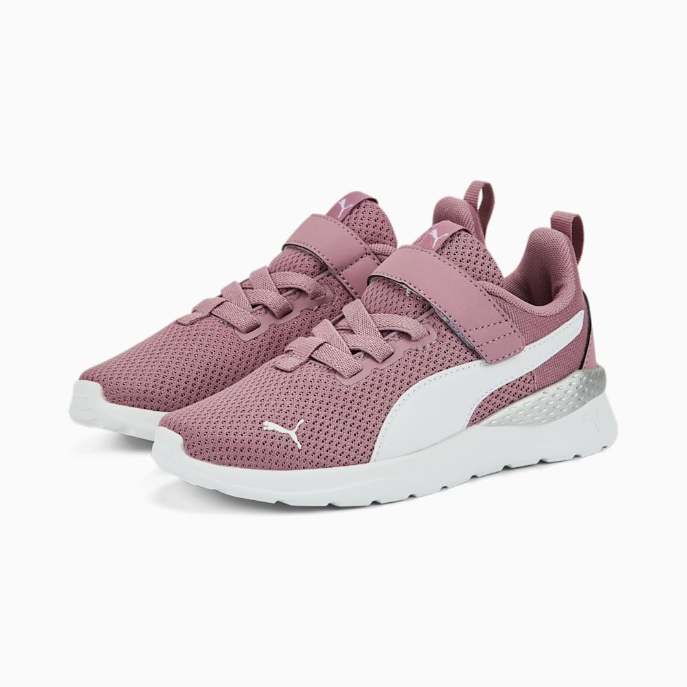 Anzarun Lite Sneakers Kids, Pale Grape-Puma White-Puma Silver, large-NZL