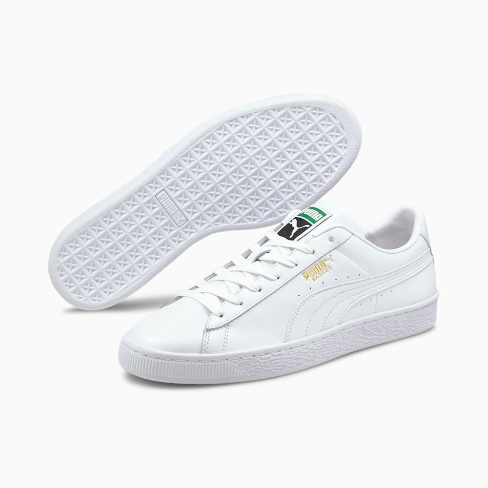 Basket Classic XXI Unisex Sneakers, Puma White-Puma White, large-NZL
