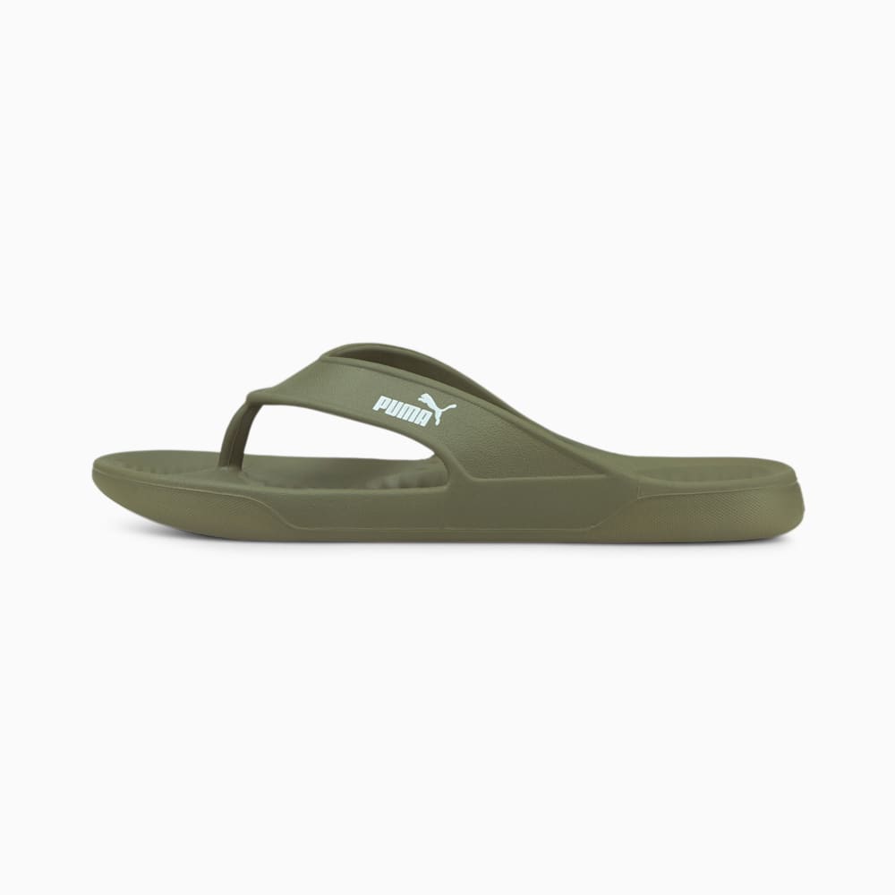 Puma grey flip flops top