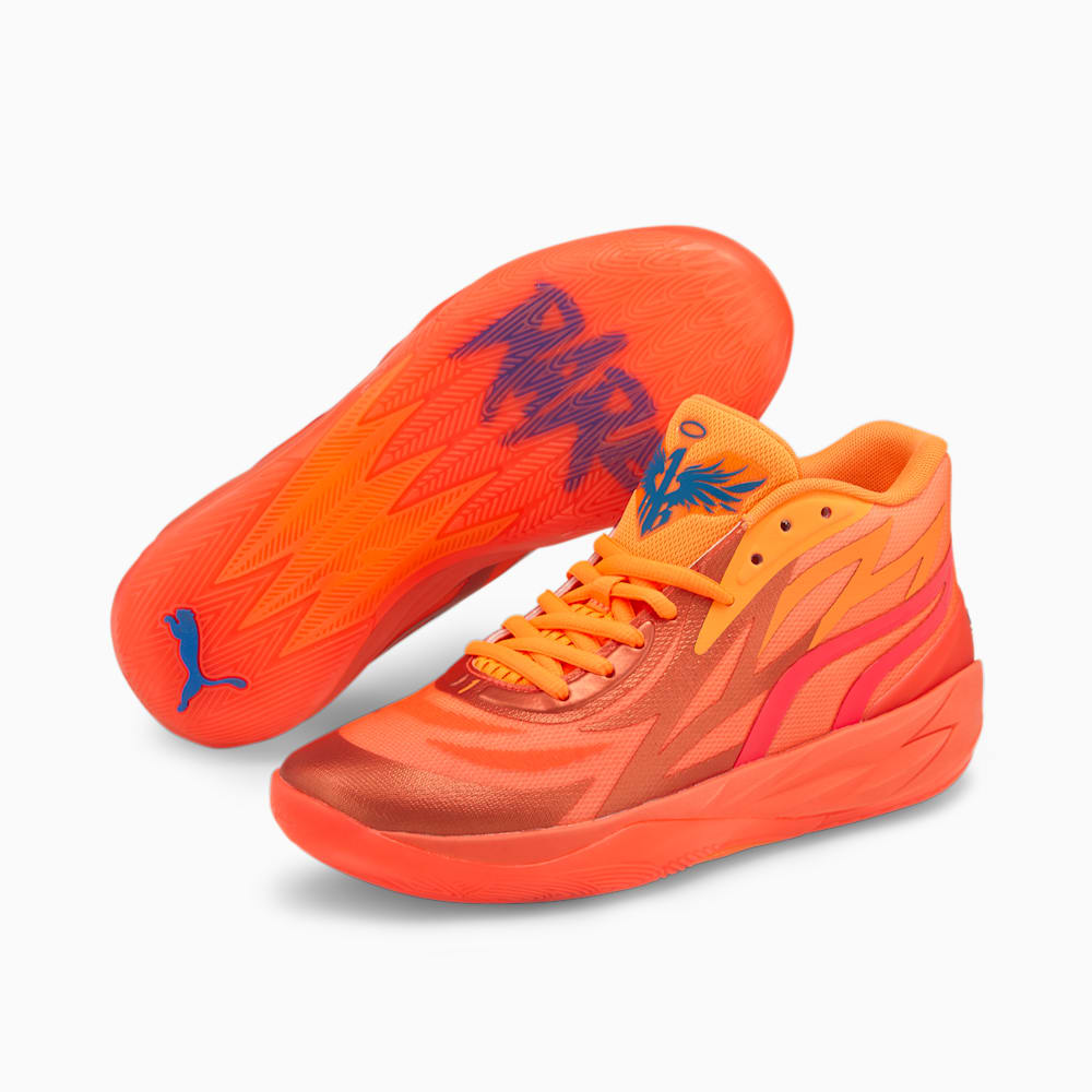 Puma orange basketball shoes store