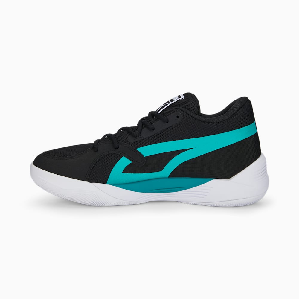 TRC Blaze Court Basketball Shoes Puma Black Deep Aqua PUMA Shop All Puma PUMA